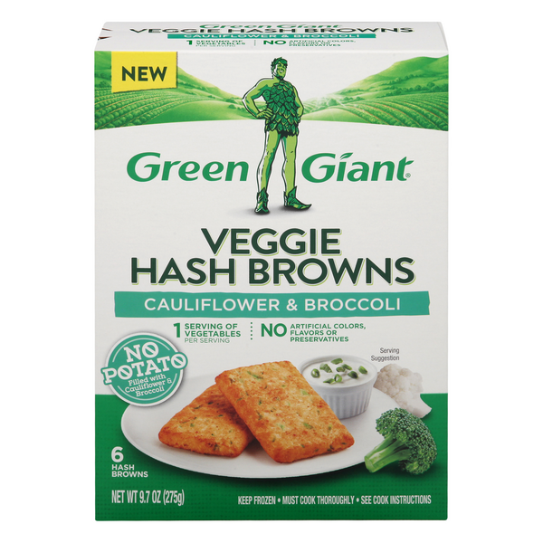 Save on Green Giant Veggie Hash Browns Cauliflower & Broccoli 6 ct