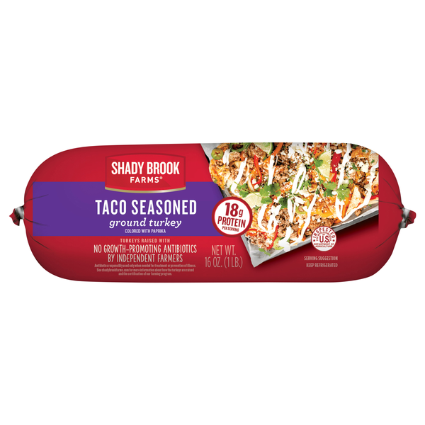 Shady Brook Farms Taco Seasoned Ground Turkey Fresh
