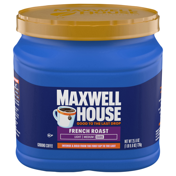 Maxwell House French Roast Dark Roast Ground Coffee