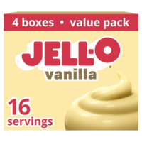 Jell-O Vanilla Instant Pudding & Pie Filling Value Pack - 4 ct
