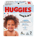 Huggies Snug & Dry Size 7 Baby Diapers 41+ lb