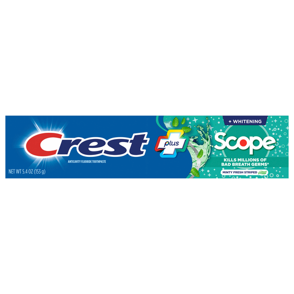 Crest Complete Plus Scope + Whitening Minty Fresh Striped Toothpaste
