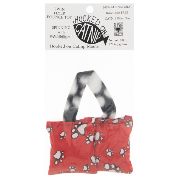 Hooked On Catnip Twin Flyer Pounce Cat Toy