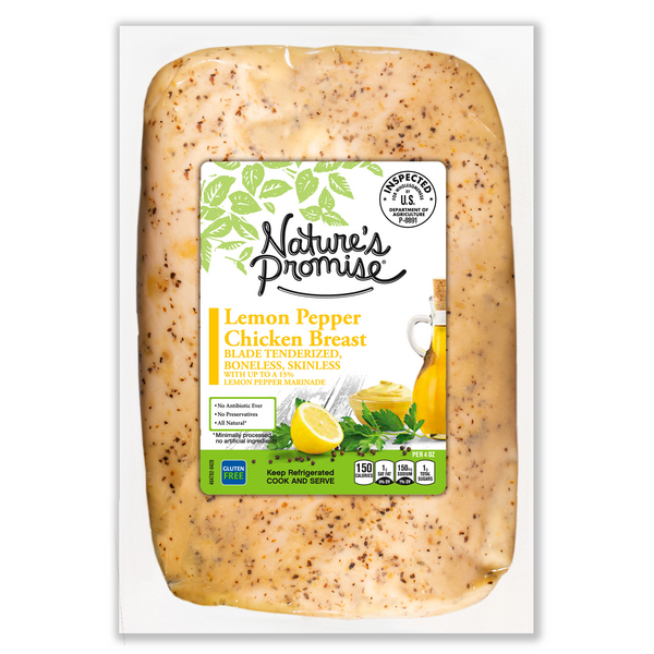 Save on Nature's Promise Chicken Breast Boneless Skinless Lemon Pepper