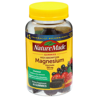 Nature Made Mixed Berry High Absorption 100mg Magnesium Gummies