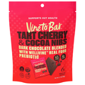 Vine To Bar Tart Cherry & Cocoa Nibs Prebiotic Dark Chocolates - 6 ct