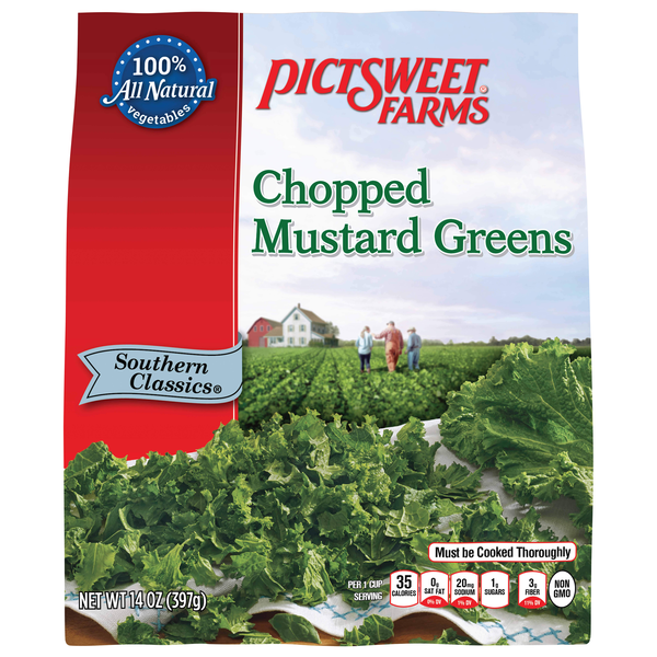Pictsweet Farms Chopped Mustard Greens Frozen