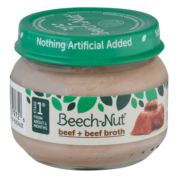 Save On Beech Nut Stage 1 Baby Food Beef Beef Broth Order Online 