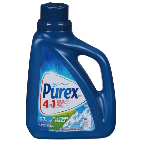 Purex Bright Clean 4-n-1 Mountain Breeze Liquid Laundry Detergent
