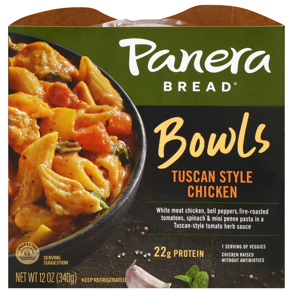 Panera Bread Bowls Tuscan Style Chicken