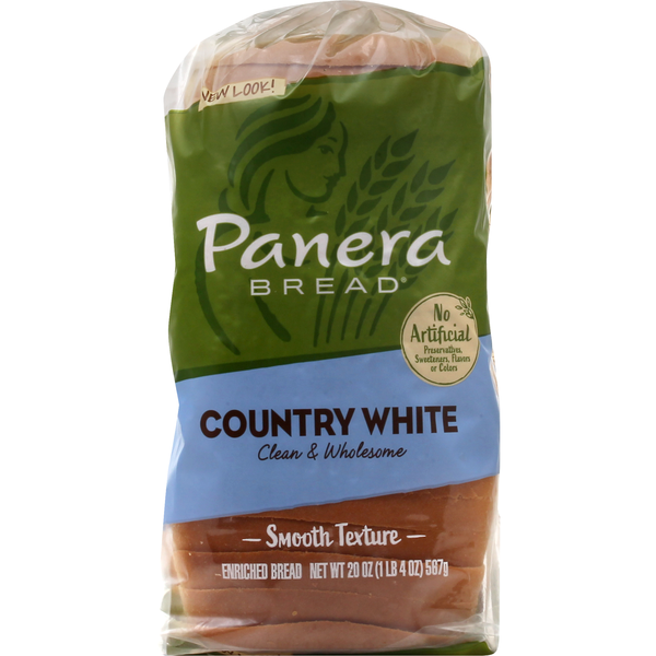 Panera Bread Country White Bread Sliced