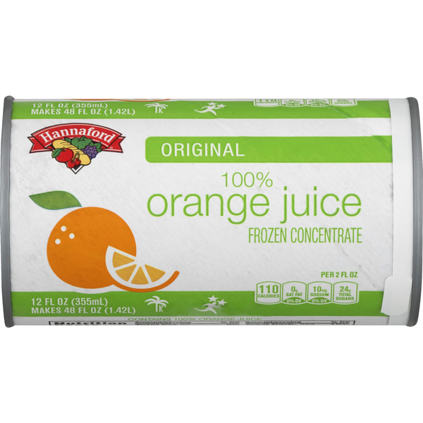 Hannaford Original 100% Orange Juice Frozen Concentrate
