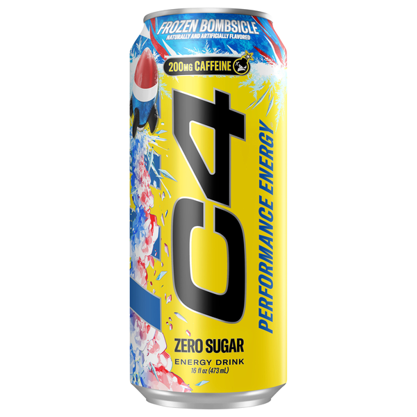 Cellucor C4 Energy Carbonated Drink Zero Sugar Frozen Bombsicle