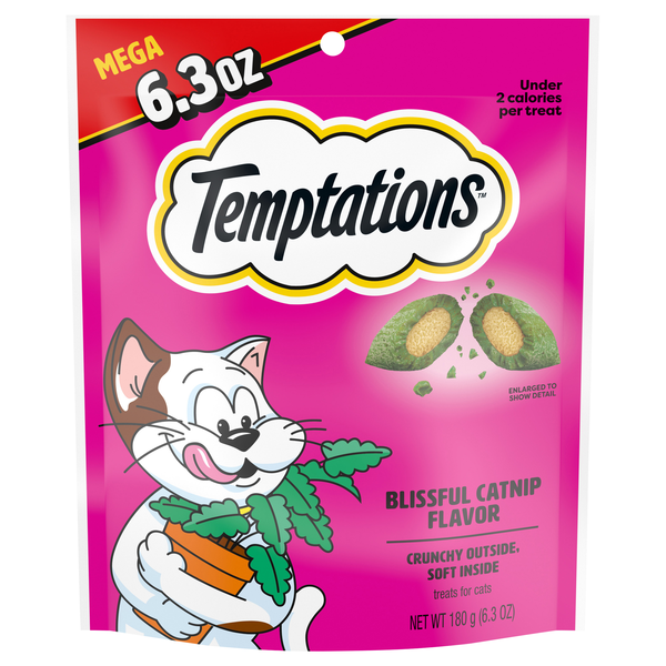 Temptations Blissful Catnip Flavor Crunchy & Soft Cat Treats