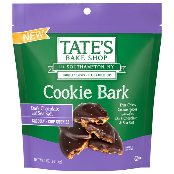 Save on Tate&amp;#39;s Bake Shop Cookie Bark Dark Chocolate w/ Sea Salt Choc ...