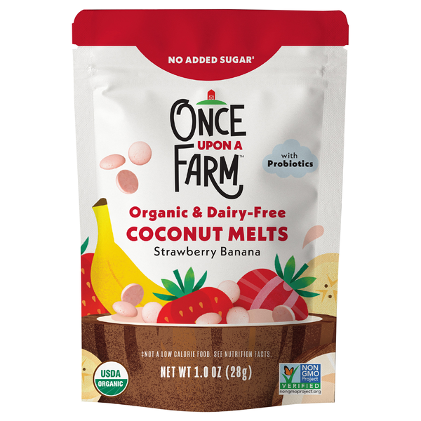 Once Upon a Farm Organic Dairy-Free Strawberry Banana Coconut Melts