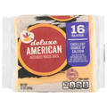 Stop & Shop Deluxe Yellow American Cheese Slices - 16 ct