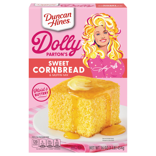 Duncan Hines Dolly Parton's Sweet Cornbread & Muffin Mix