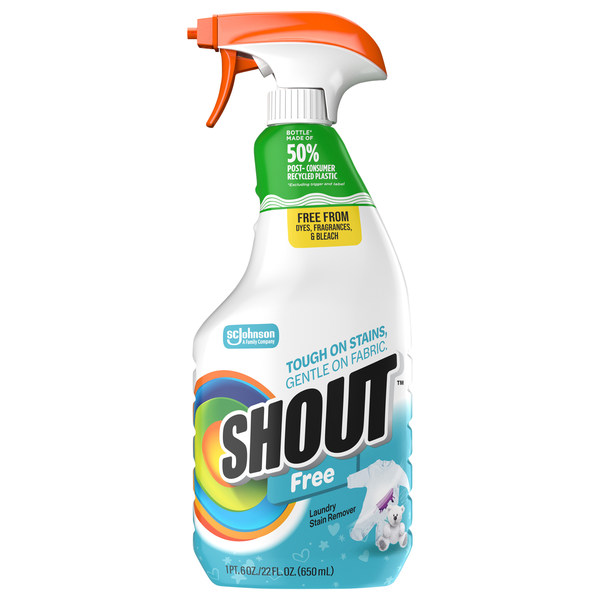 Shout Free Laundry Stain Remover Trigger Spray