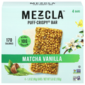 Mezcla Puff-Crispy Gluten Free Matcha Vanilla Bars - 4 ct