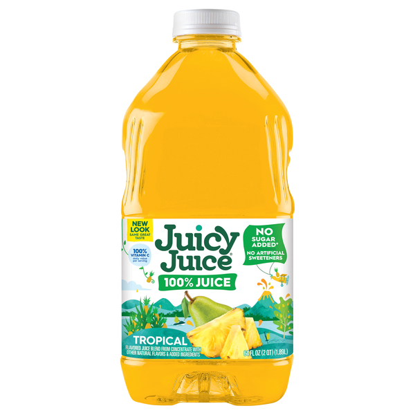 Juicy Juice No Sugar Added 100% Tropical Juice