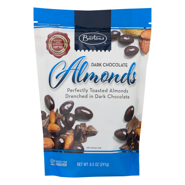 Bartons Dark Chocolate Covered Almonds Kosher For Passover