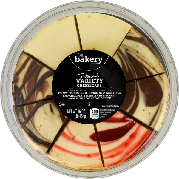 Stop & Shop The Bakery Traditional Variety Cheesecake Sampler Pre-Sliced
