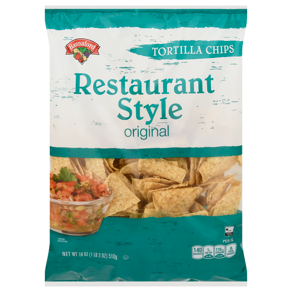 Hannaford Restaurant Style Original Tortilla Chips