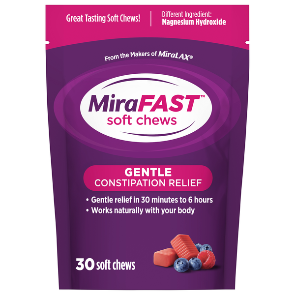 MiraFAST Gentle Constipation Relief Soft Chews
