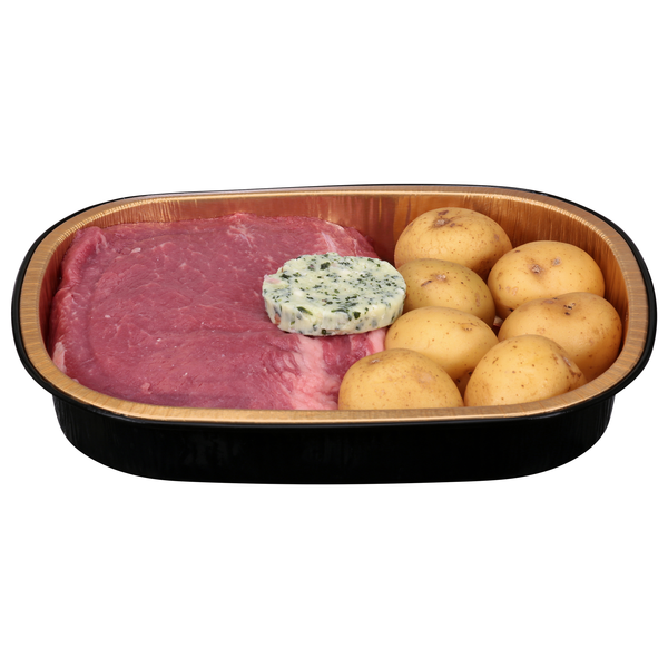 Food Lion Oven Ready Flat Iron Steak with Potatoes