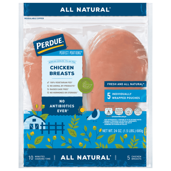 Save on Perdue Perfect Portions Boneless Skinless Chicken Breasts