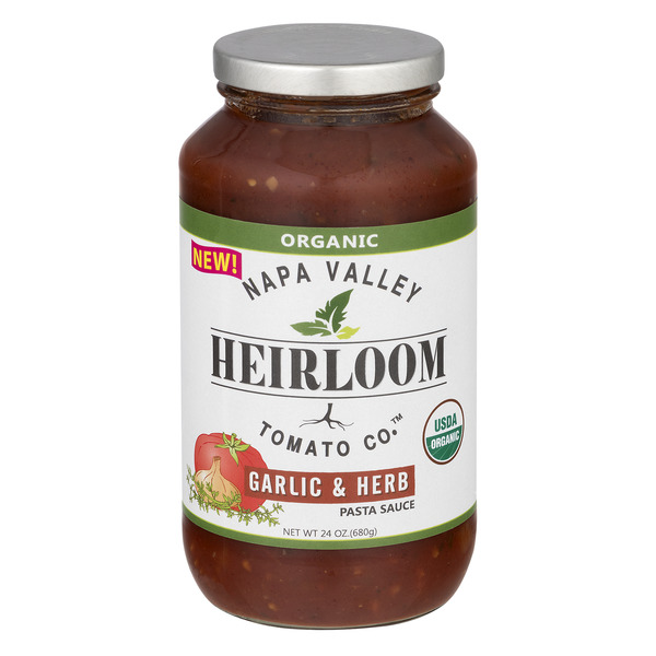 Save on Napa Valley Heirloom Tomato Co. Pasta Sauce Garlic & Herb