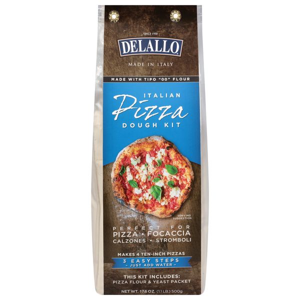 DeLallo Italian Pizza Dough Kit Mix