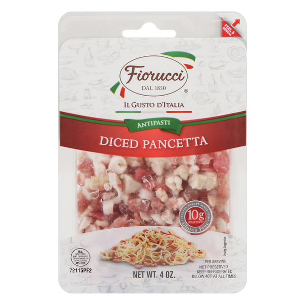 Save on Fiorucci Antipasti Pancetta Diced Order Online Delivery Food Lion