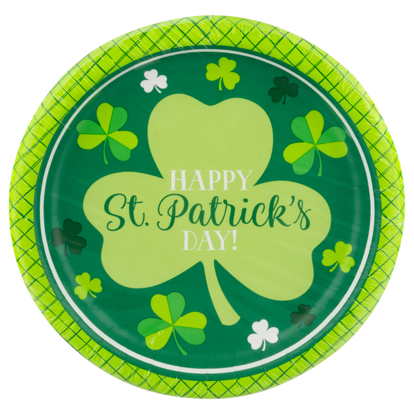 Smart Living St. Patrick's Day Paper Dinner Plates 8.75 Inch