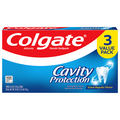 Colgate Cavity Protection Fluoride Regular Flavor Toothpaste - 3 pk