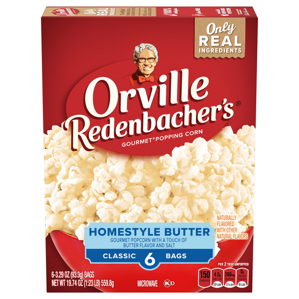Orville Redenbacher's Homestyle Butter Microwave Popcorn