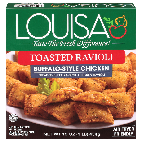 Louisa Buffalo-Style Chicken Toasted Ravioli Frozen