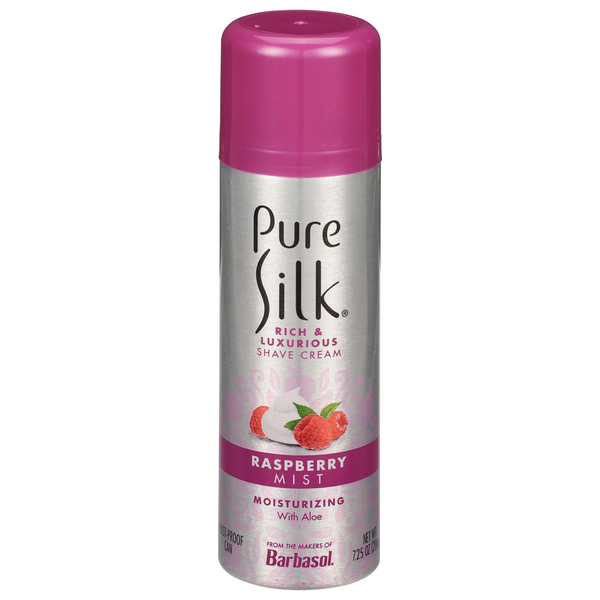 Pure Silk Women's Shave Cream Raspberry Mist