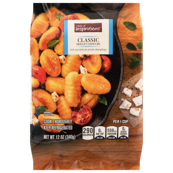 Taste of Inspirations Classic Skillet Gnocchi Pasta Fresh