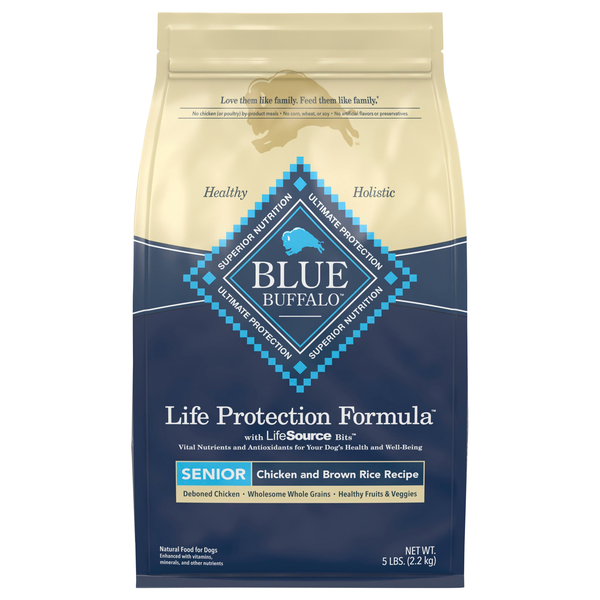 BLUE Life Protection Senior Chicken & Brown Rice Dry Dog Food