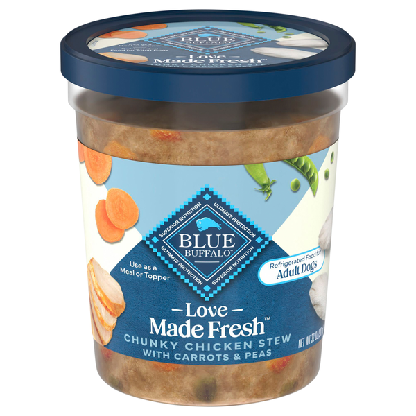 Blue Buffalo Chunky Chicken Stew Adult Dog Food Refrigerated