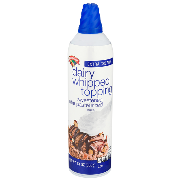 Hannaford Extra Creamy Whipped Cream Topping