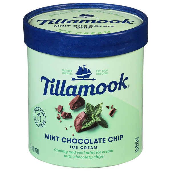 Tillamook Mint Chocolate Chip Ice Cream