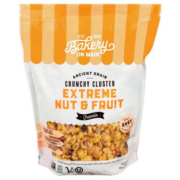Bakery On Main Gluten Free Crunchy Cluster Extreme Nut & Fruit Granola
