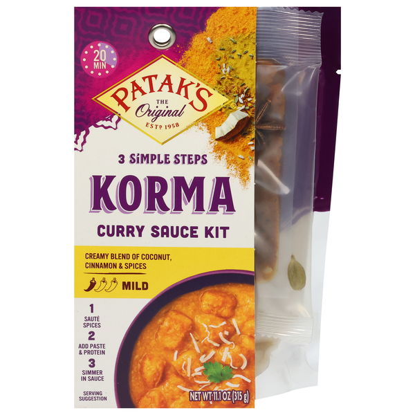 Patak's Mild Koma Curry Sauce Kit
