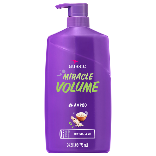 Aussie Miracle Volume Shampoo with Bamboo Paraben Free