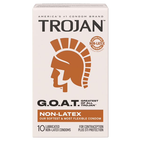 Trojan G.O.A.T. Non-Latex Lubricated Condoms