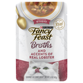 Fancy Feast Broths Seafood Bisque & Accents of Lobster Cat Food Complement