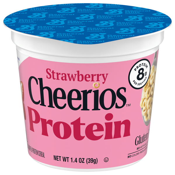 Cheerios Gluten Free Strawberry Protein Cereal Cup